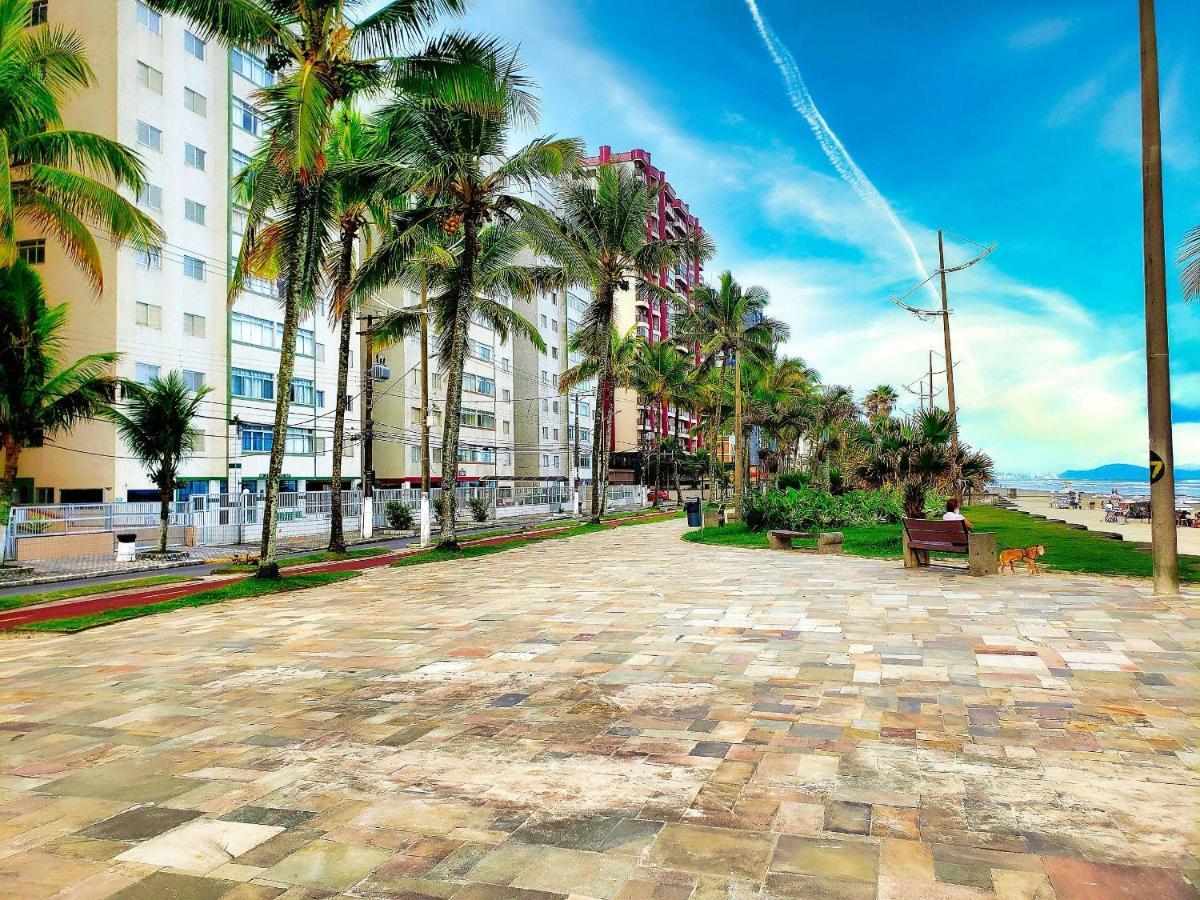 Apartamento Na Vila Caicara Em Predio Frente Mar Com Excelente Localizacao Por Reserva Praia Praia Grande  Dış mekan fotoğraf